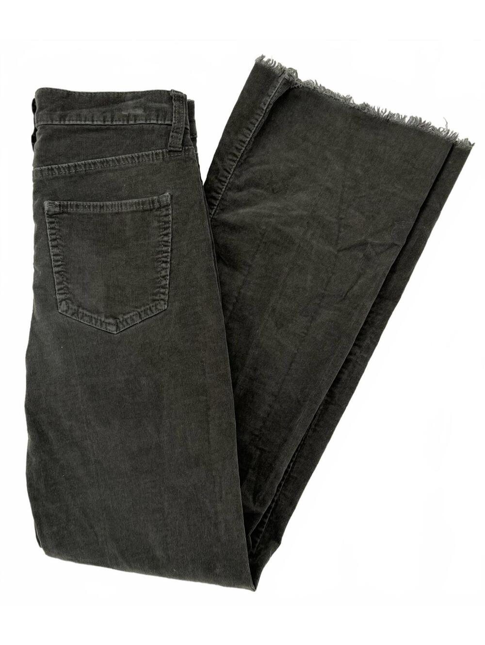 Olive‎ Night Corduroy Flared Pants 3/26 98% Cotton Stretch Fit